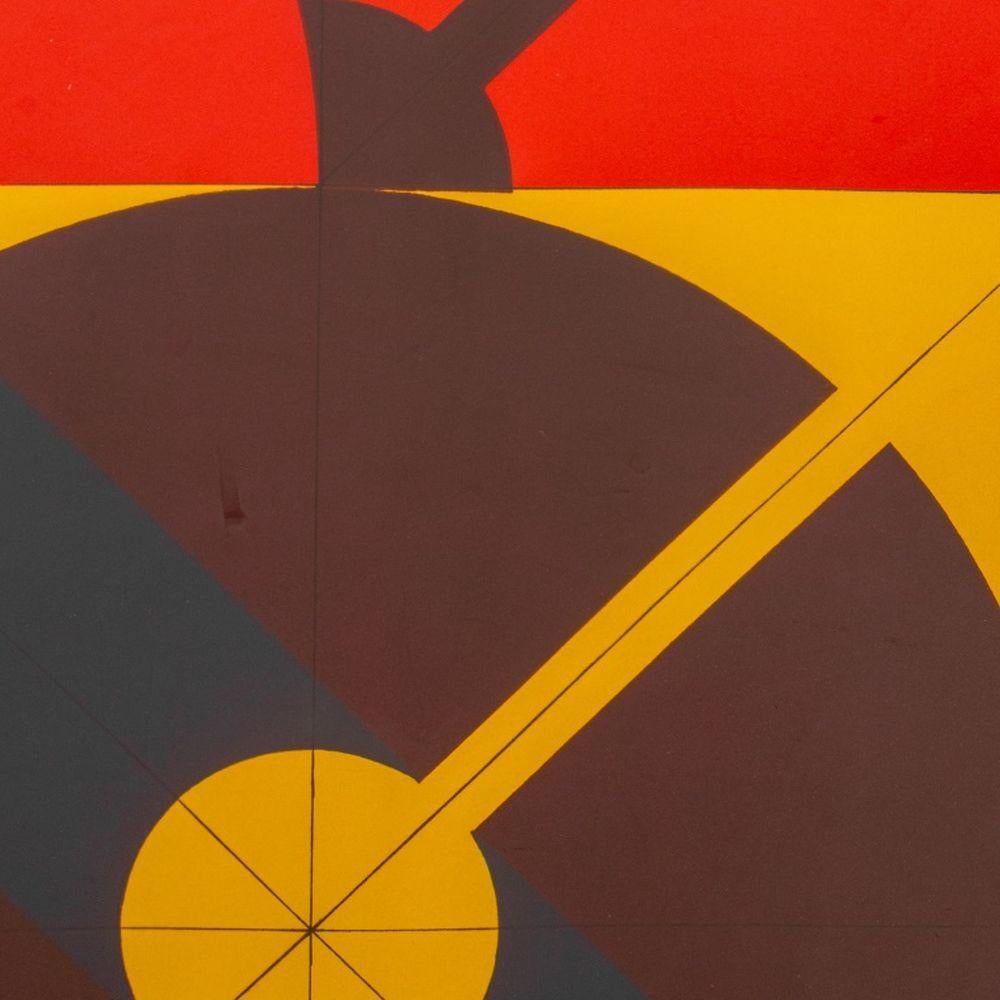Graphic Composition - Print by Arnaldo Pomodoro