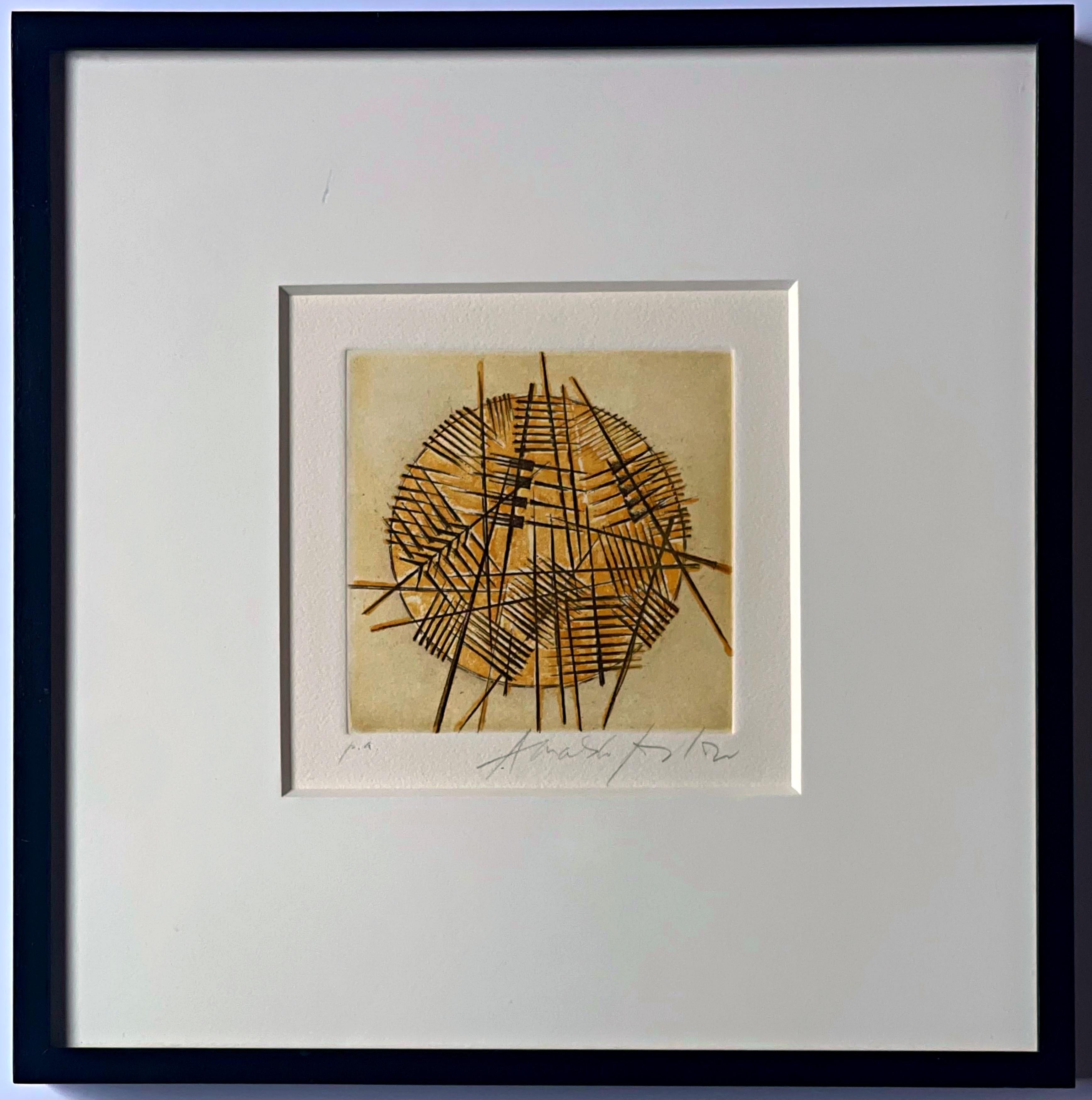 Sans titre pour Art et recherche, Gravure sur papier, Signée, Une des 15 épreuves d'artiste