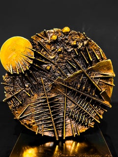 Arnaldo Pomodoro (1926–2025) – Disco – Sculpture en bronze – 1995