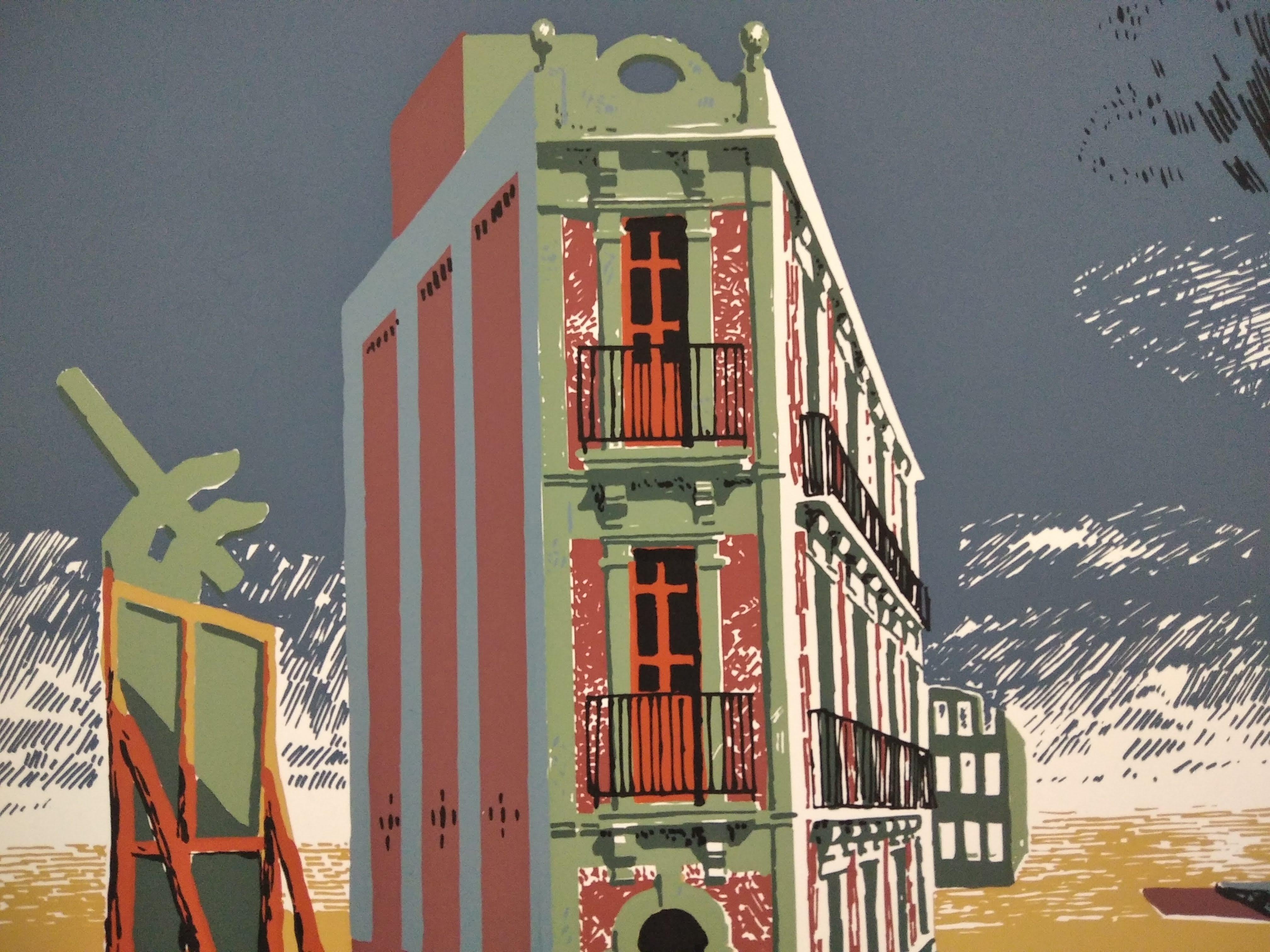 Untitled  - Art Deco Painting by Arnau Alemany Batalla