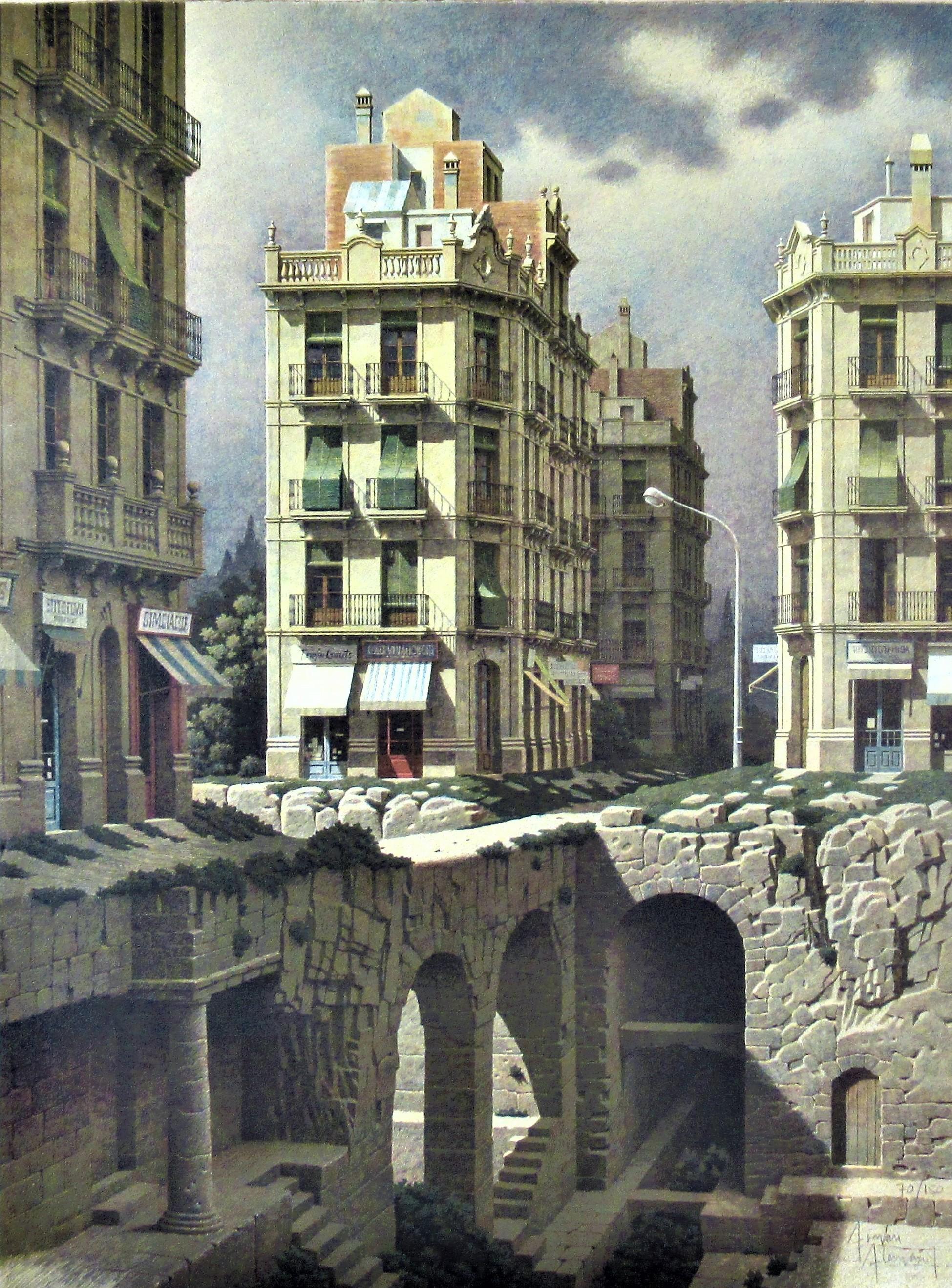 Le Fondazioni - Print Surrealismo di Arnau Alemany Batalla