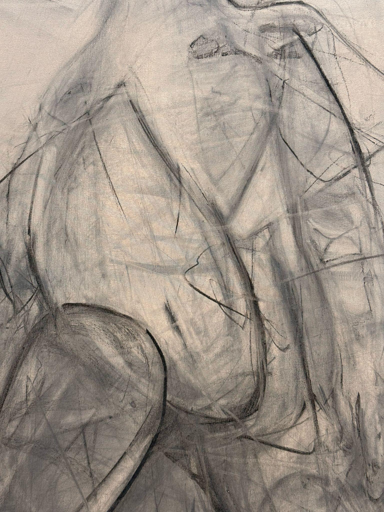 ABSTRACT Figurative Human Women Brown Earth Contemporary Arnau Casas Spanish Art For Sale 1
