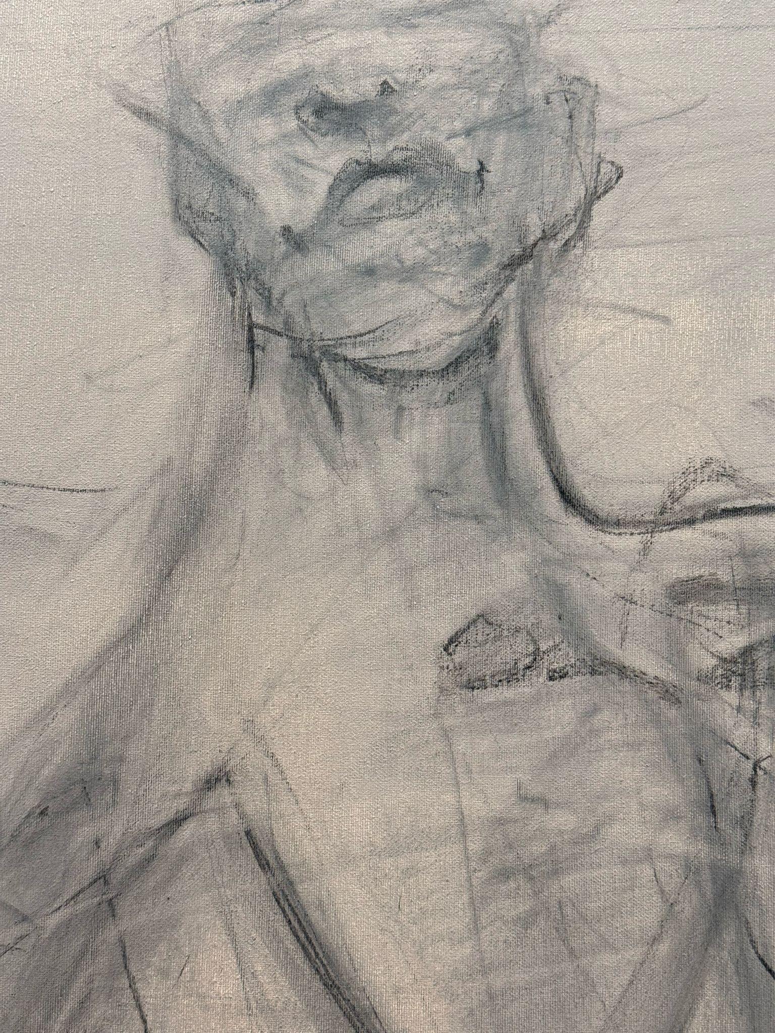 ABSTRACT Figurative Human Women Brown Earth Contemporary Arnau Casas Spanish Art For Sale 3