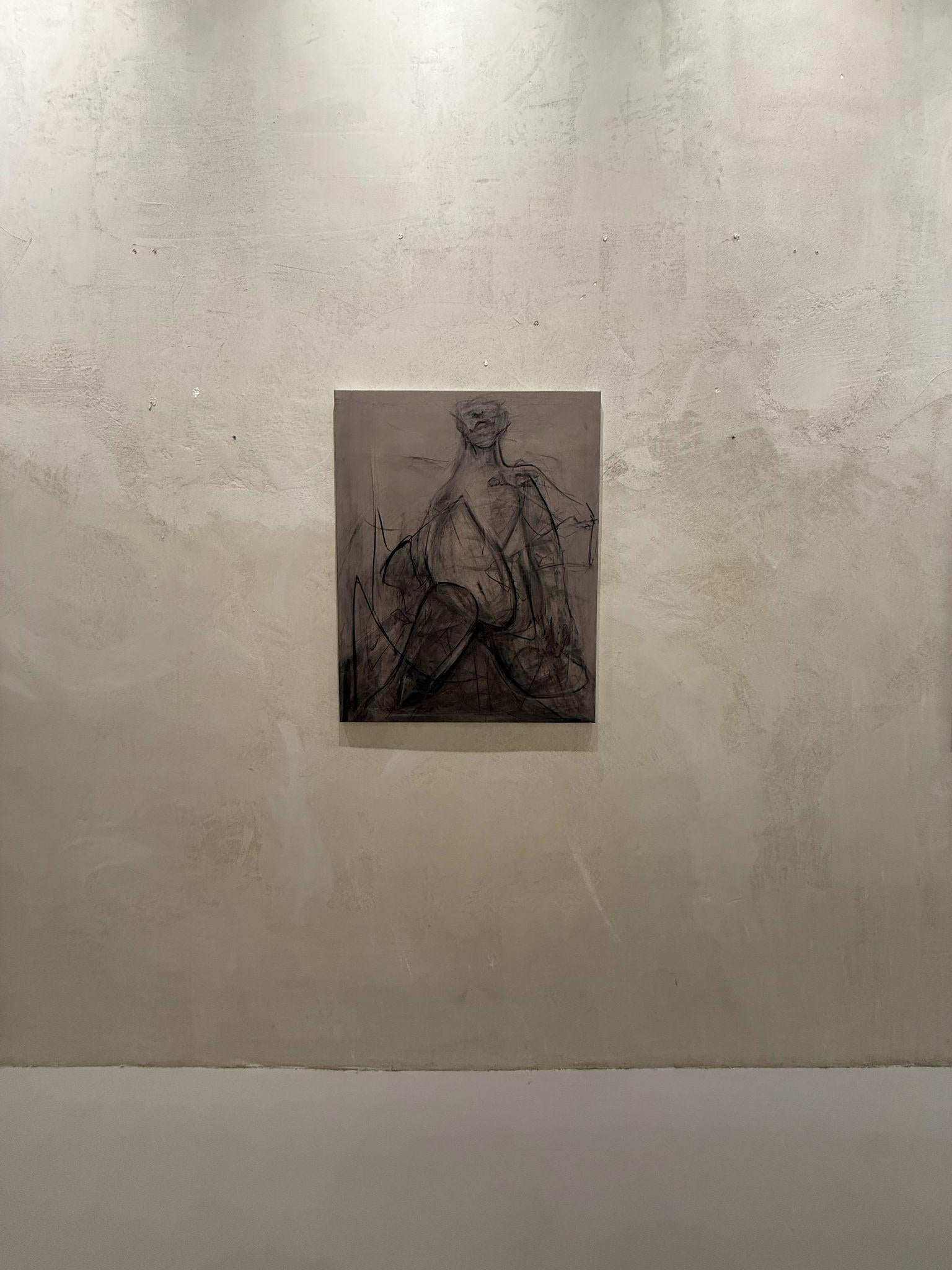 ABSTRACT Figurative Human Women Brown Earth Contemporary Arnau Casas Spanish Art For Sale 5