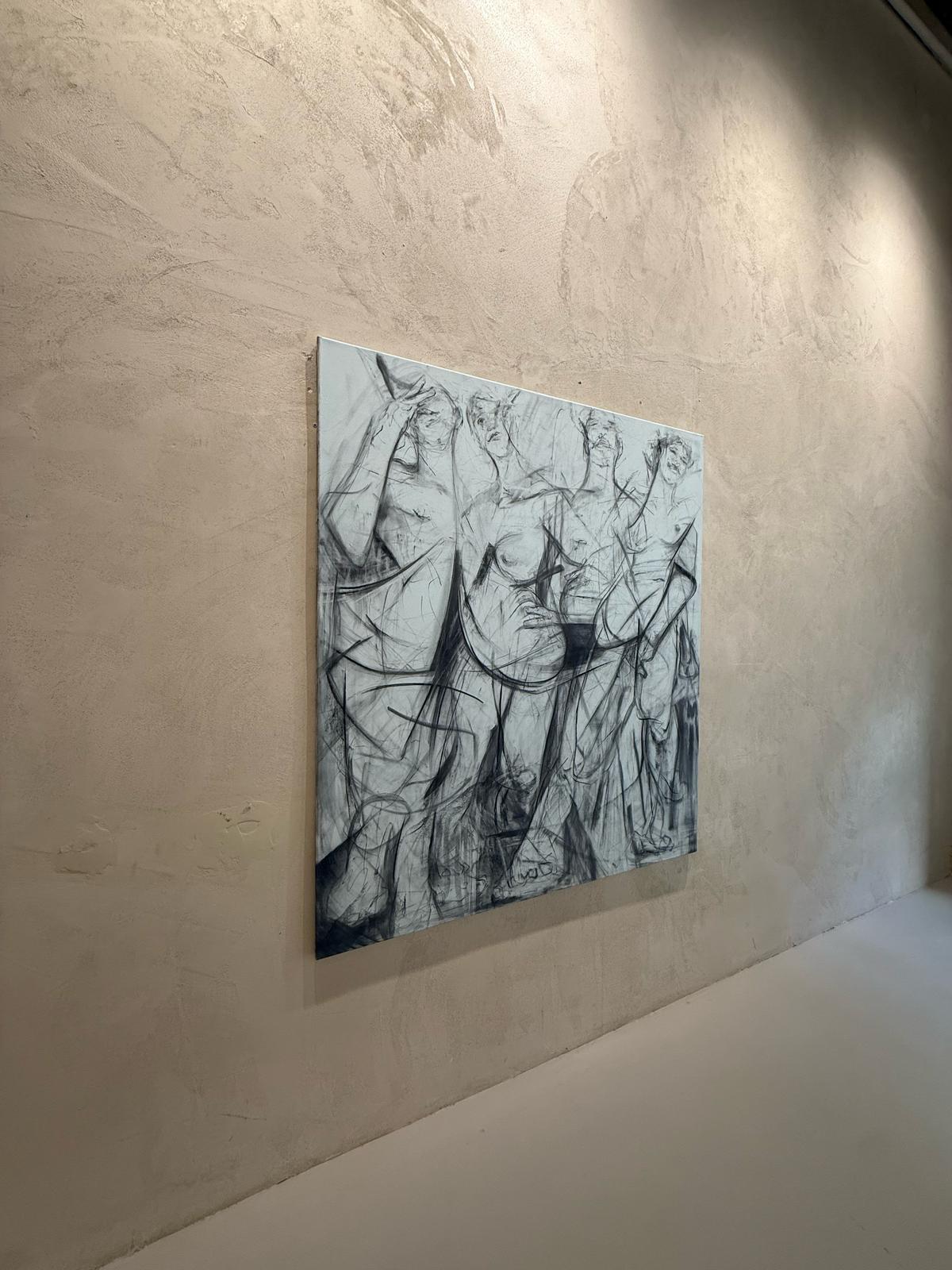 ABSTRACT Figurative Human Women by Contemporary Arnau Casas Spanish Art For Sale 3