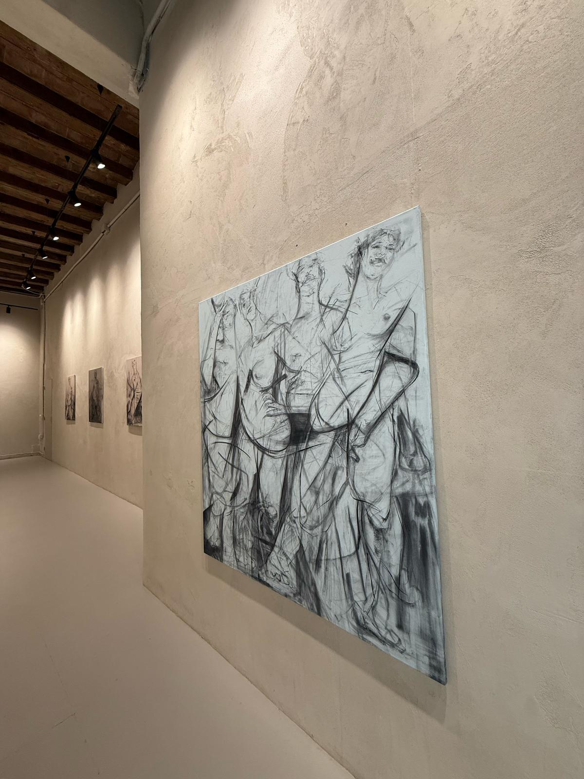 ABSTRACT Figurative Human Women by Contemporary Arnau Casas Spanish Art For Sale 4