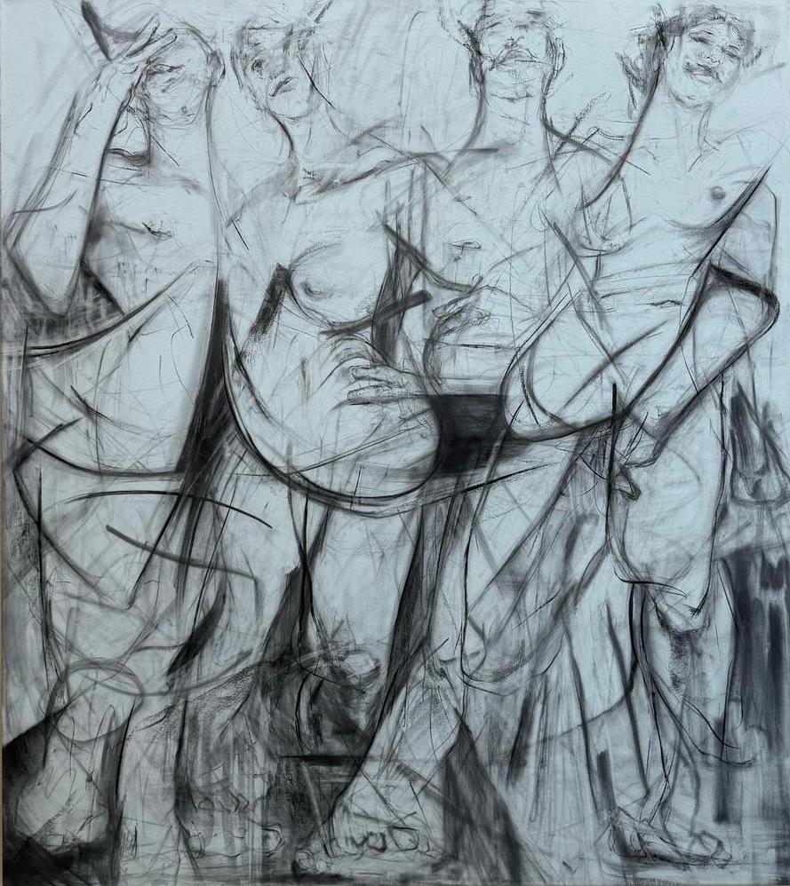 ABSTRACT Donne umane figurate di Arnau Casas Arte spagnola contemporanea