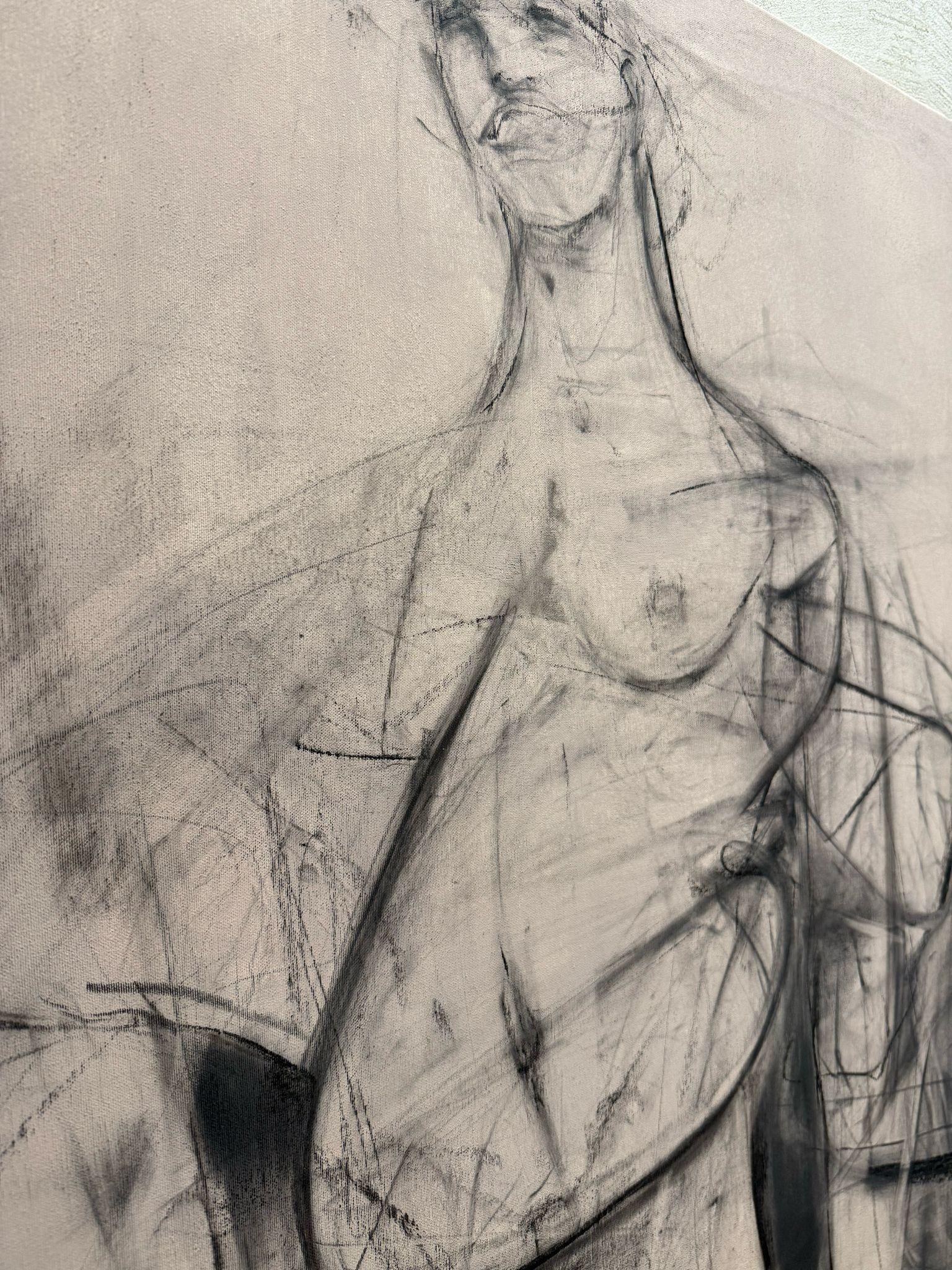 ABSTRACT Figurative Human Women Earth Contemporary Arnau Casas Spanish Art For Sale 1