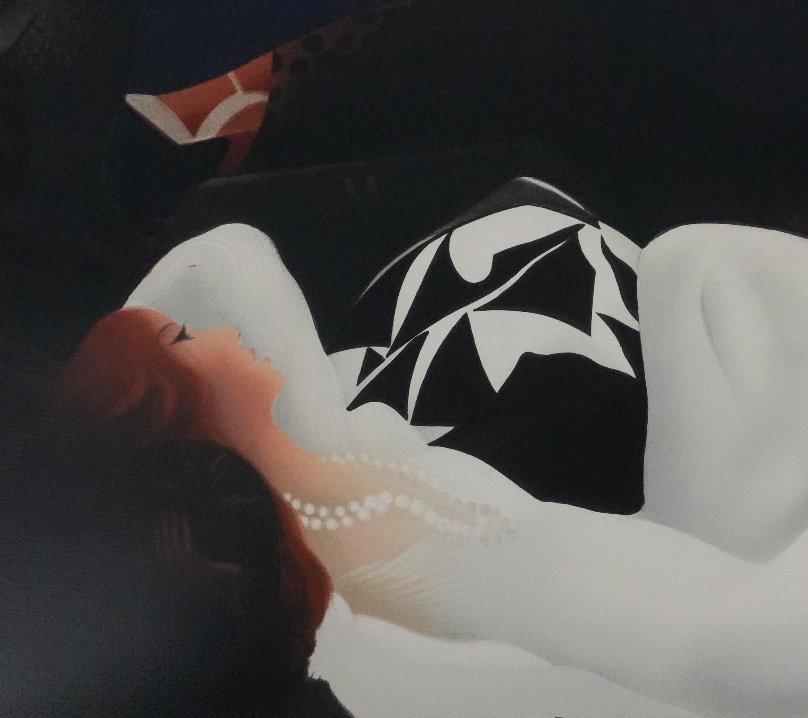 Arnaud D'HAUTERIVES
Nap Time in a White Dress

Original lithograph
Handsigned in pencil
Numbered on /275 copies
On vellum 54 x 76 cm (c. 21.2 x 29.9 in)

Excellent condition