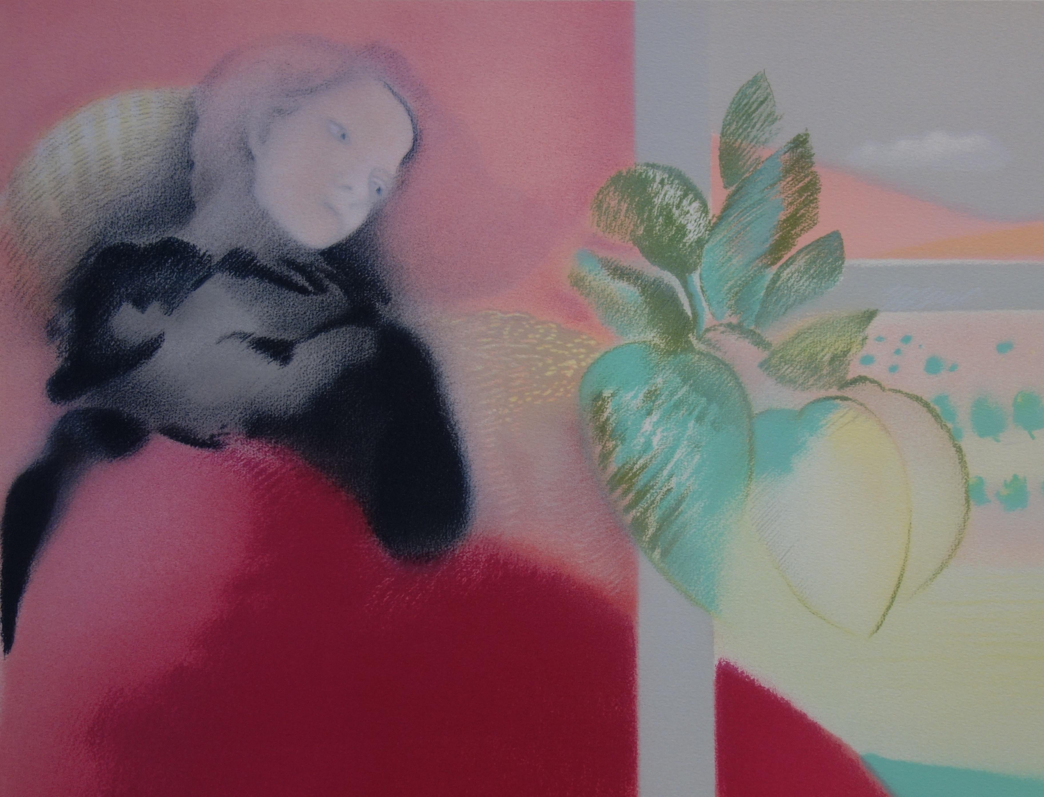 Arnaud D'HAUTERIVES
The Dreamer

Original lithograph
Handsigned in pencil
Numbered on /275 copies
On vellum 56 x 76 cm (c. 22 x 29.9 in)

Excellent condition