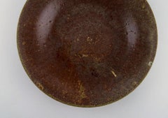 Arne Bang, Dänemark, runde Schale / Schale aus glasierter Keramik