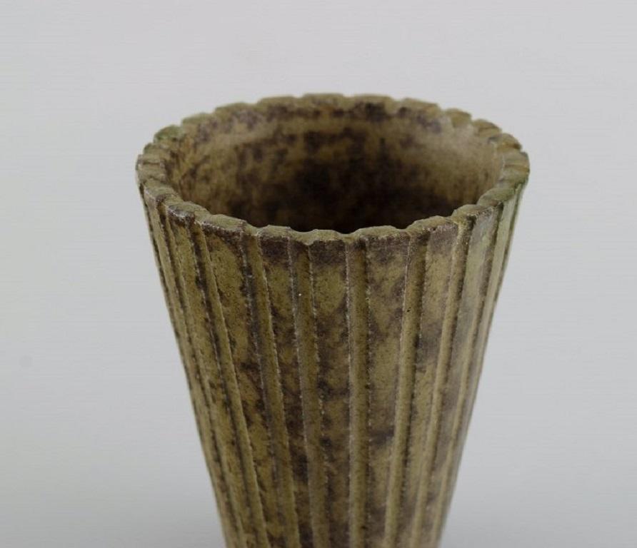 Danish Arne Bang, Denmark, Vase in Glazed Ceramics, Mid-20th C
