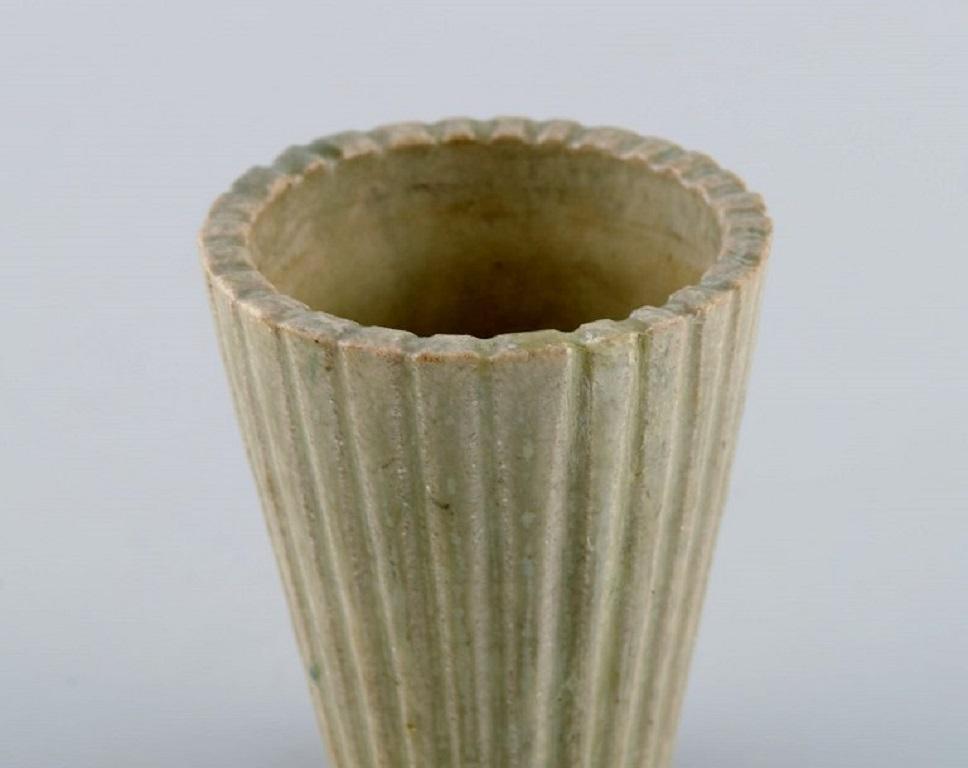 Danish Arne Bang (1901-1983), Denmark. Vase in glazed ceramics. Mid-20th C.