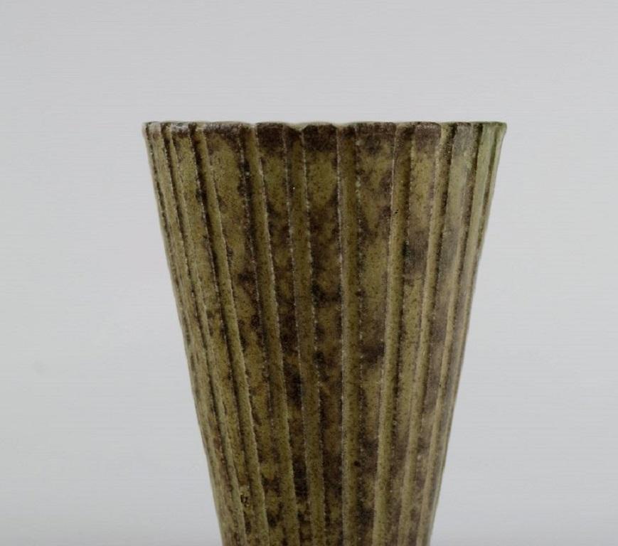Arne Bang, Denmark, Vase in Glazed Ceramics, Mid-20th C In Excellent Condition In Copenhagen, DK