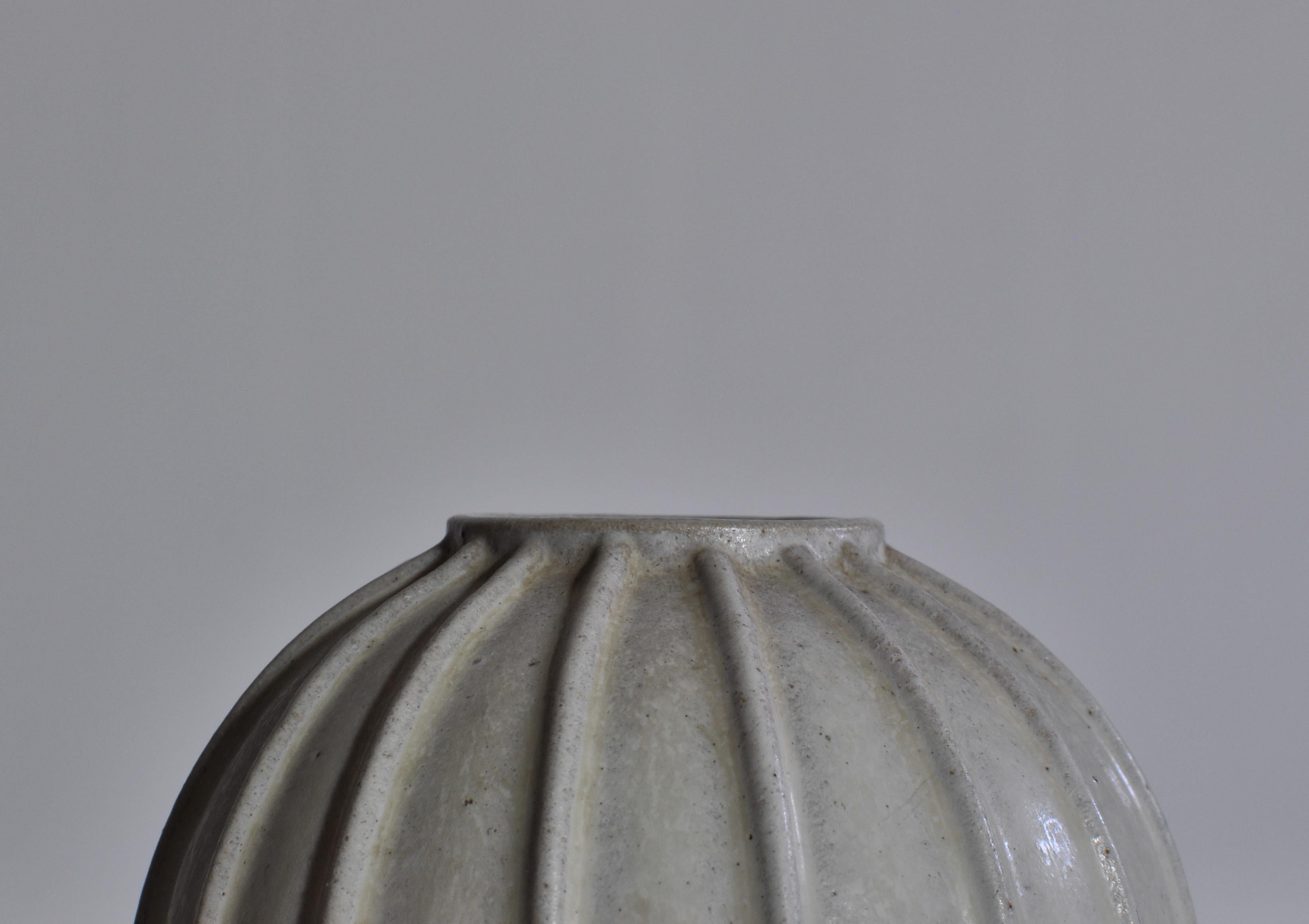 Danish Arne Bang Art Deco Stoneware Vase from Own Studio, 1930s