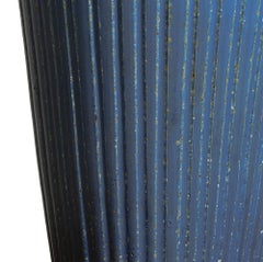 Arne Bang Danish Stoneware Ceramic Vase in Blue