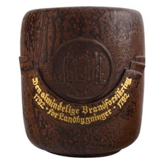 Arne Bang, Danimarca, Vaso in ceramica smaltata, metà del XX secolo