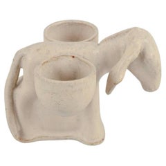 Arne Bang, Denmark. Own workshop. Figure of a donkey. Salt cellar.