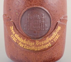 Arne Bang, Denmark. Own workshop.  Lidded jar in glazed ceramic.