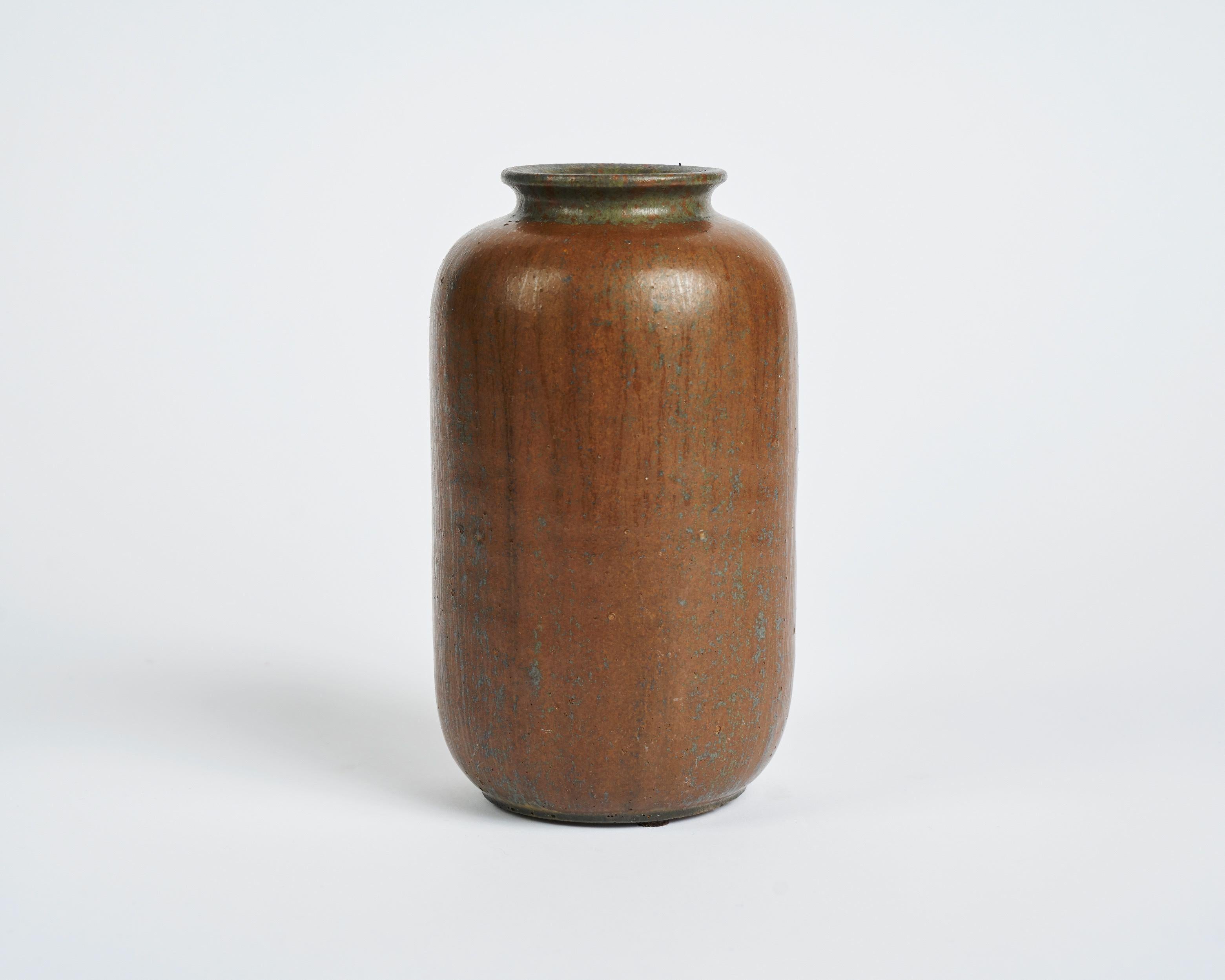 Arne Bang, Glazed Ceramic Vase, Denmark, 1930s In Good Condition In New York, NY