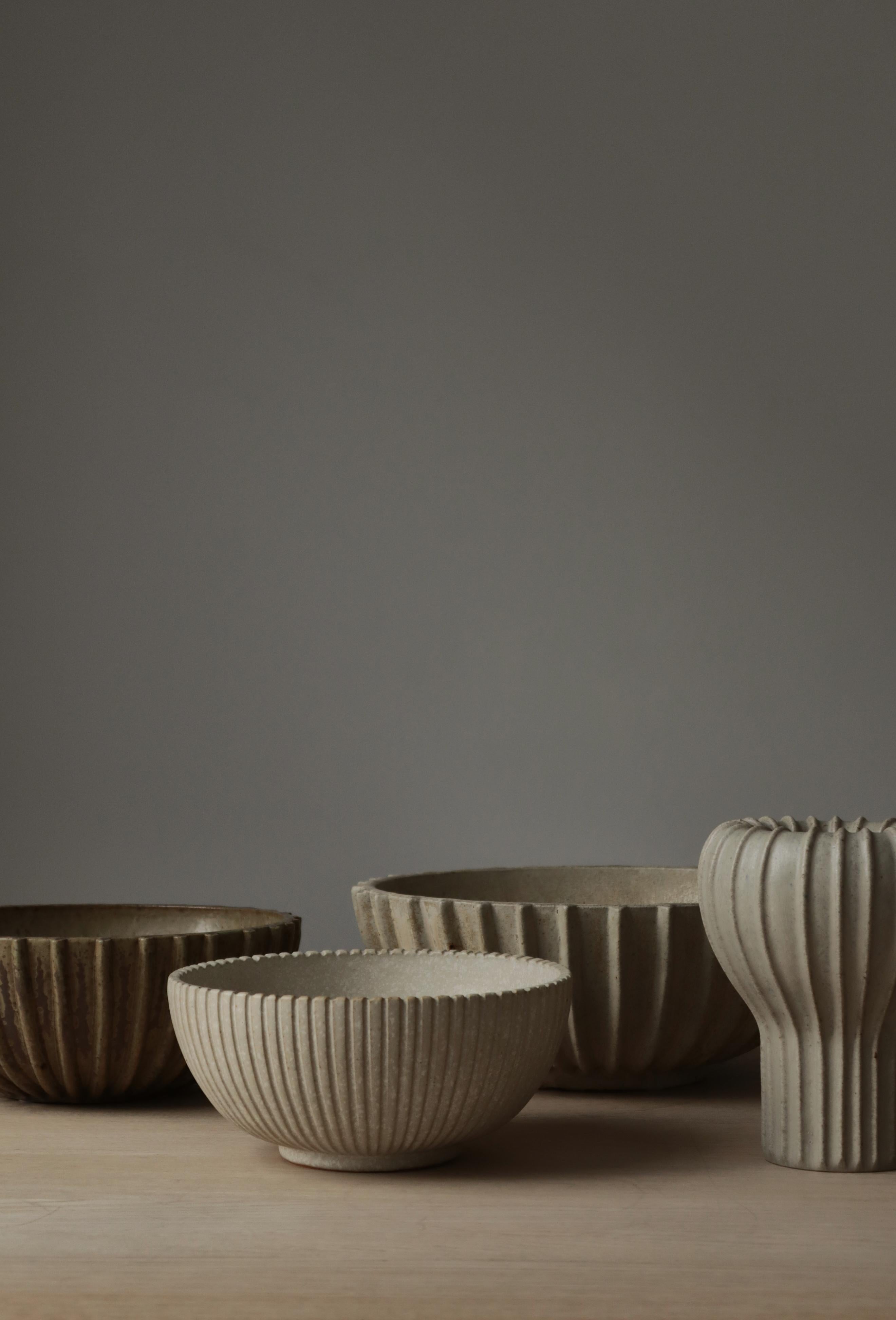 Arne Bang Large Art Deco Stoneware Bowl no. 189, Own Studio, 1930s, Denmark For Sale 11