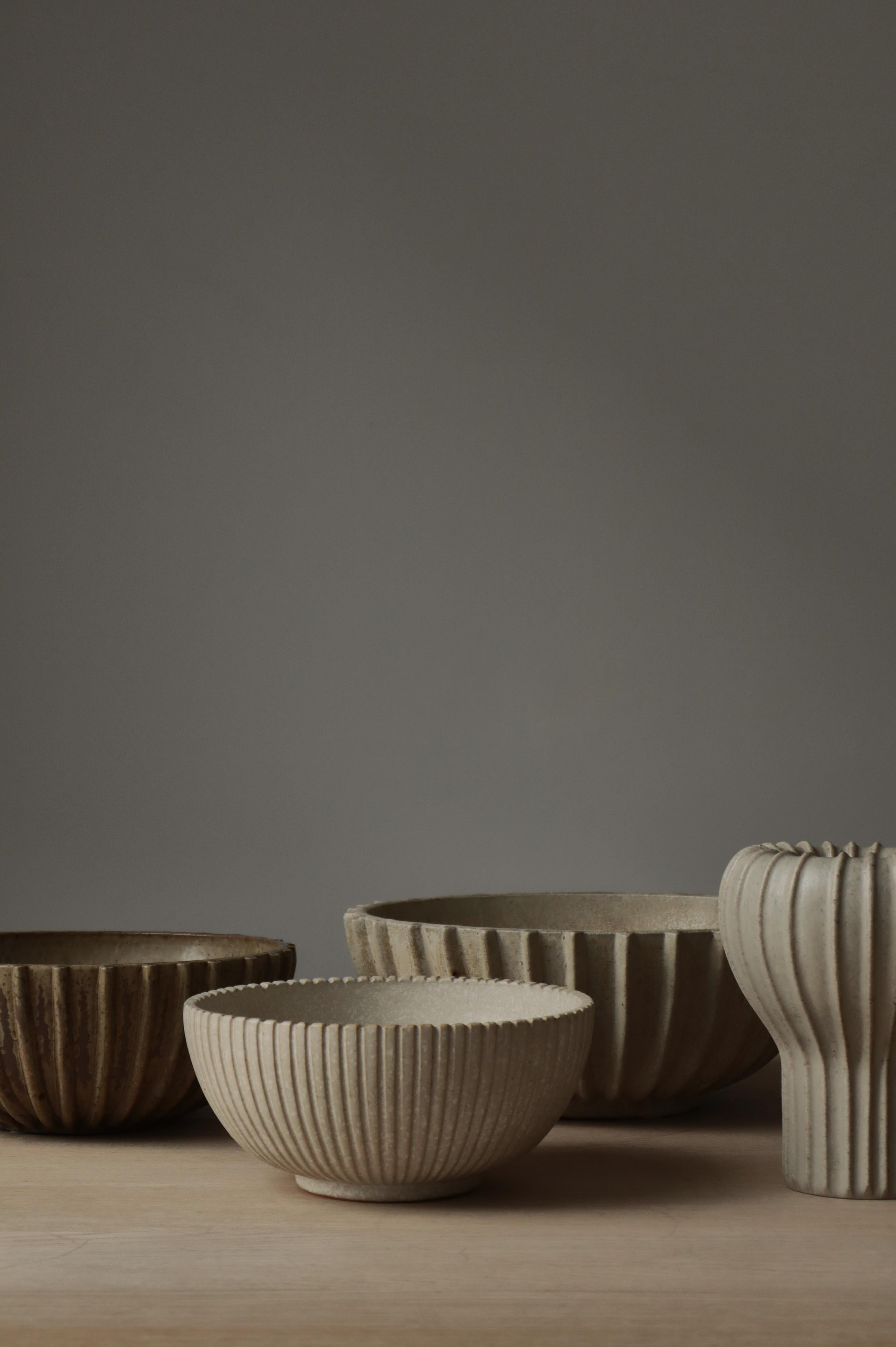 Arne Bang XLarge Unique Glazed Stoneware Bowl no. 114 Own Studio, 1930s, Denmark in vendita 8