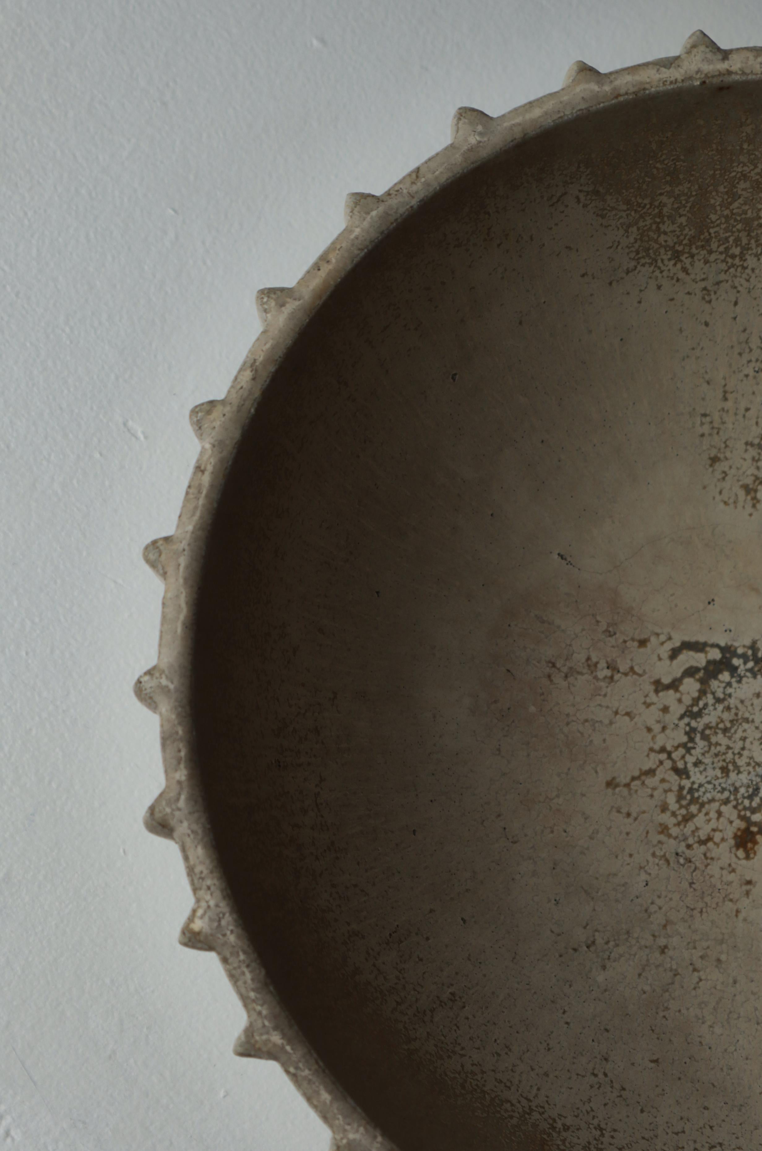 Grès porcellanato Arne Bang XLarge Unique Glazed Stoneware Bowl no. 114 Own Studio, 1930s, Denmark in vendita