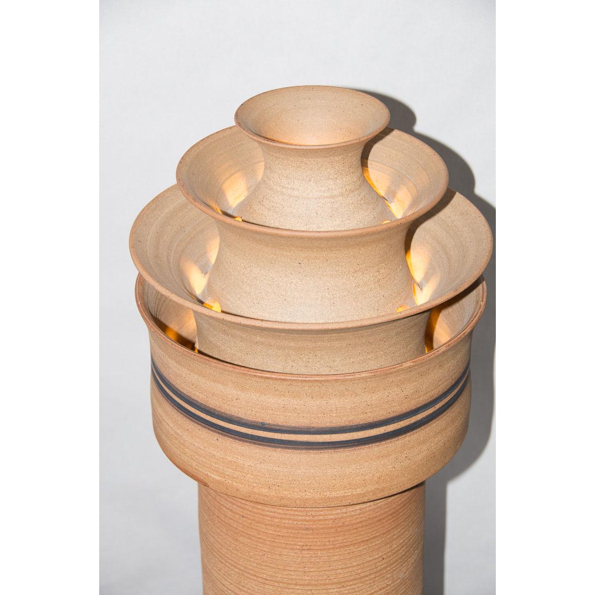 Danois Lampe en grès vintage d'origine Arne Bang en vente