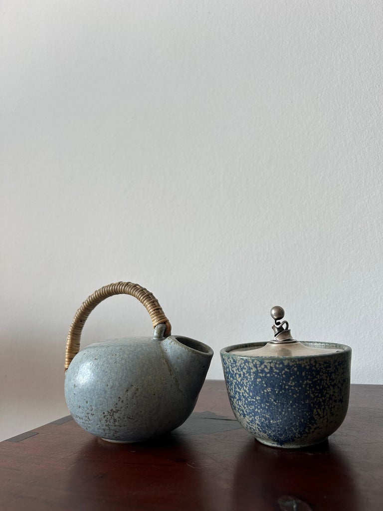 北欧陶器「Ａｒnｅ　Ｂa nｇ」(アン・バン)製作1940年代ラウンド・ベース Arne Bang Pitcher from the Holmegaard workshop at 1stDibs