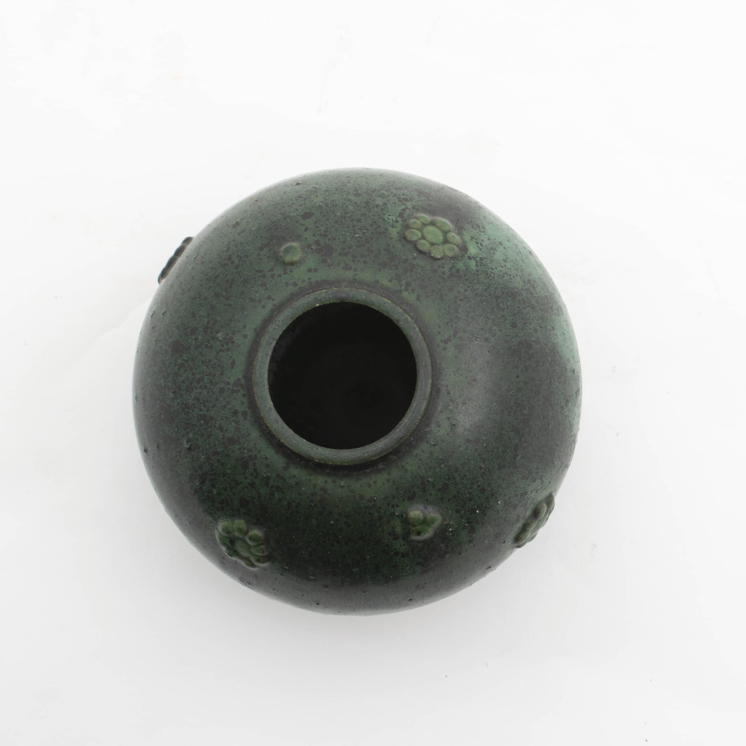 Arne Bang, Round Shaped Stoneware Vase In Good Condition In Kastrup, DK