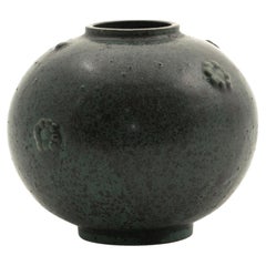 Arne Bang, Round Shaped Stoneware Vase