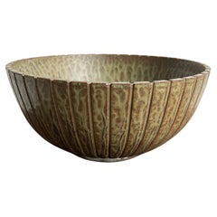 Arne Bang, Stoneware Bowl, Own Studio, Denmark, 1930’s