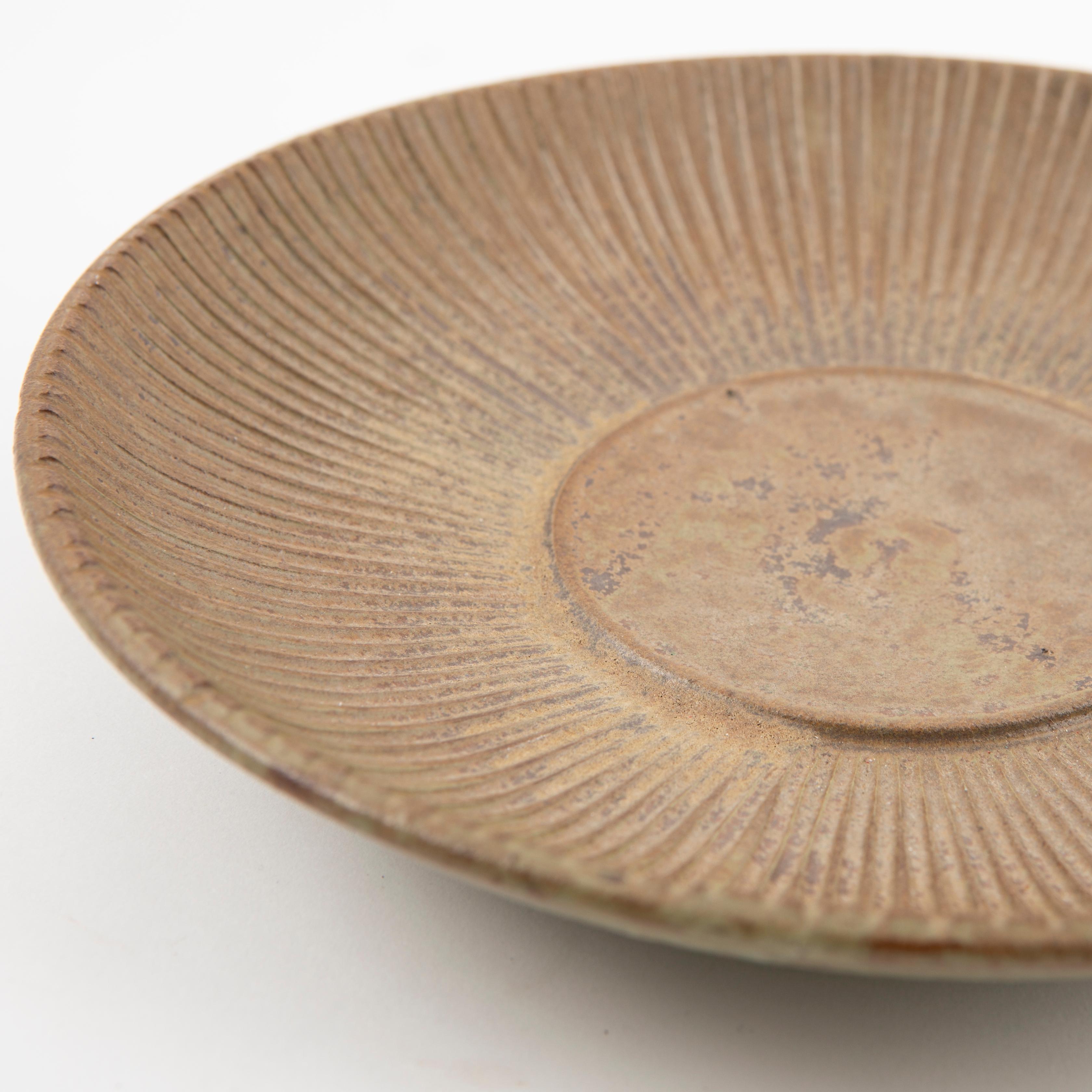 Arne Bang Stoneware Dish Model no. 91 In Good Condition For Sale In Kastrup, DK