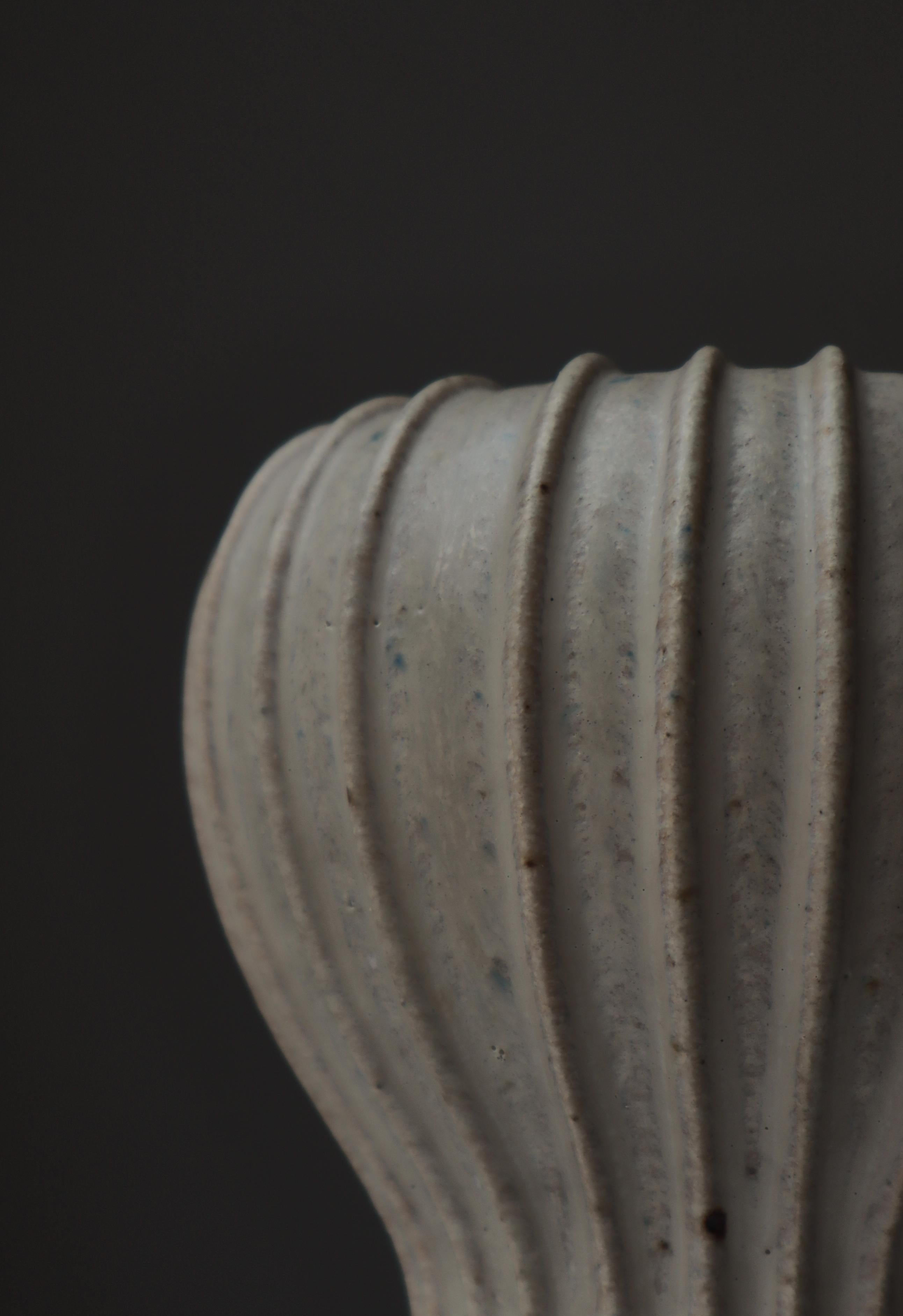 Arne Bang Unique Art Deco Stoneware Vase no. 139, Own Studio, Denmark, 1930s For Sale 1