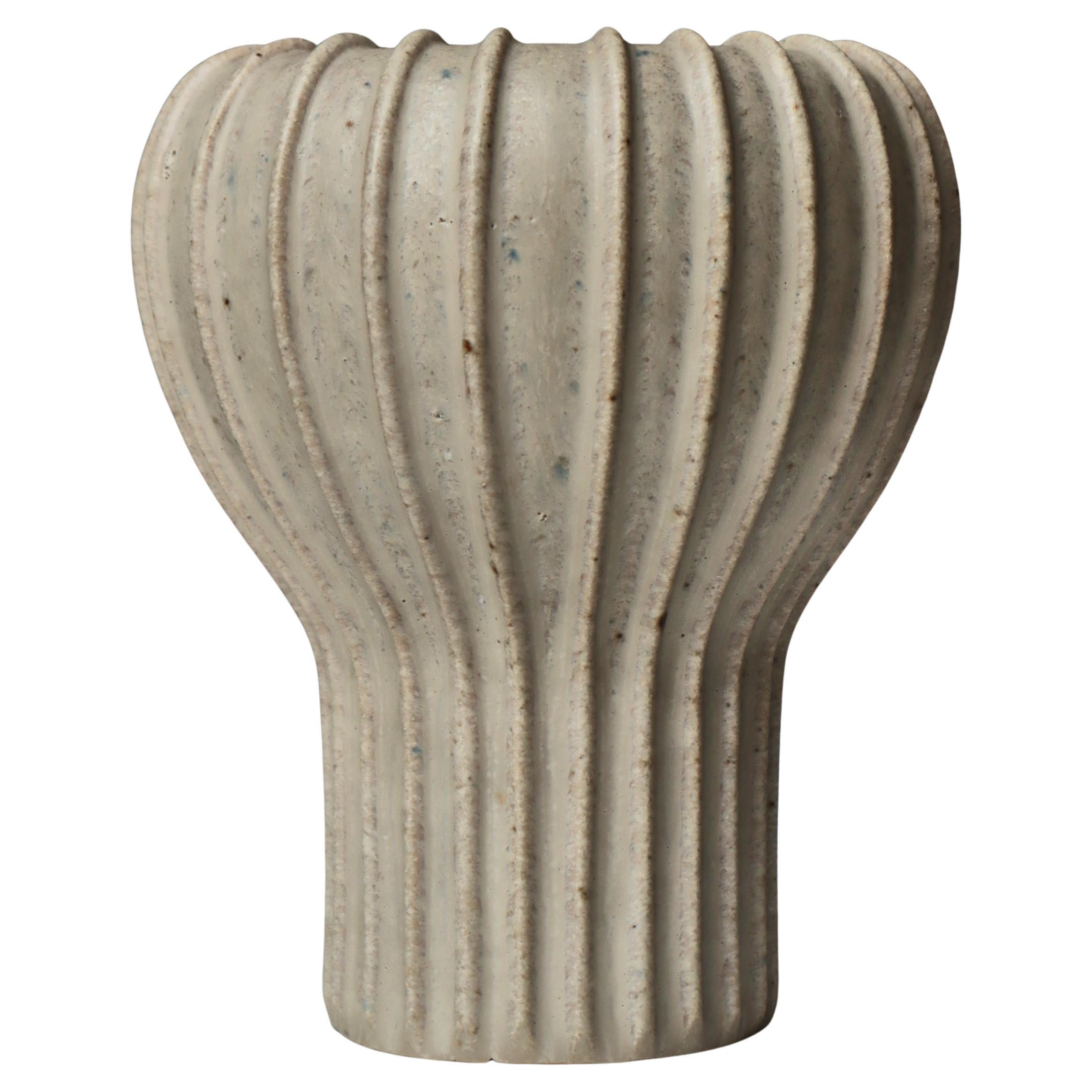 Arne Bang Unique Art Deco Stoneware Vase no. 139, Own Studio, Denmark, 1930s For Sale