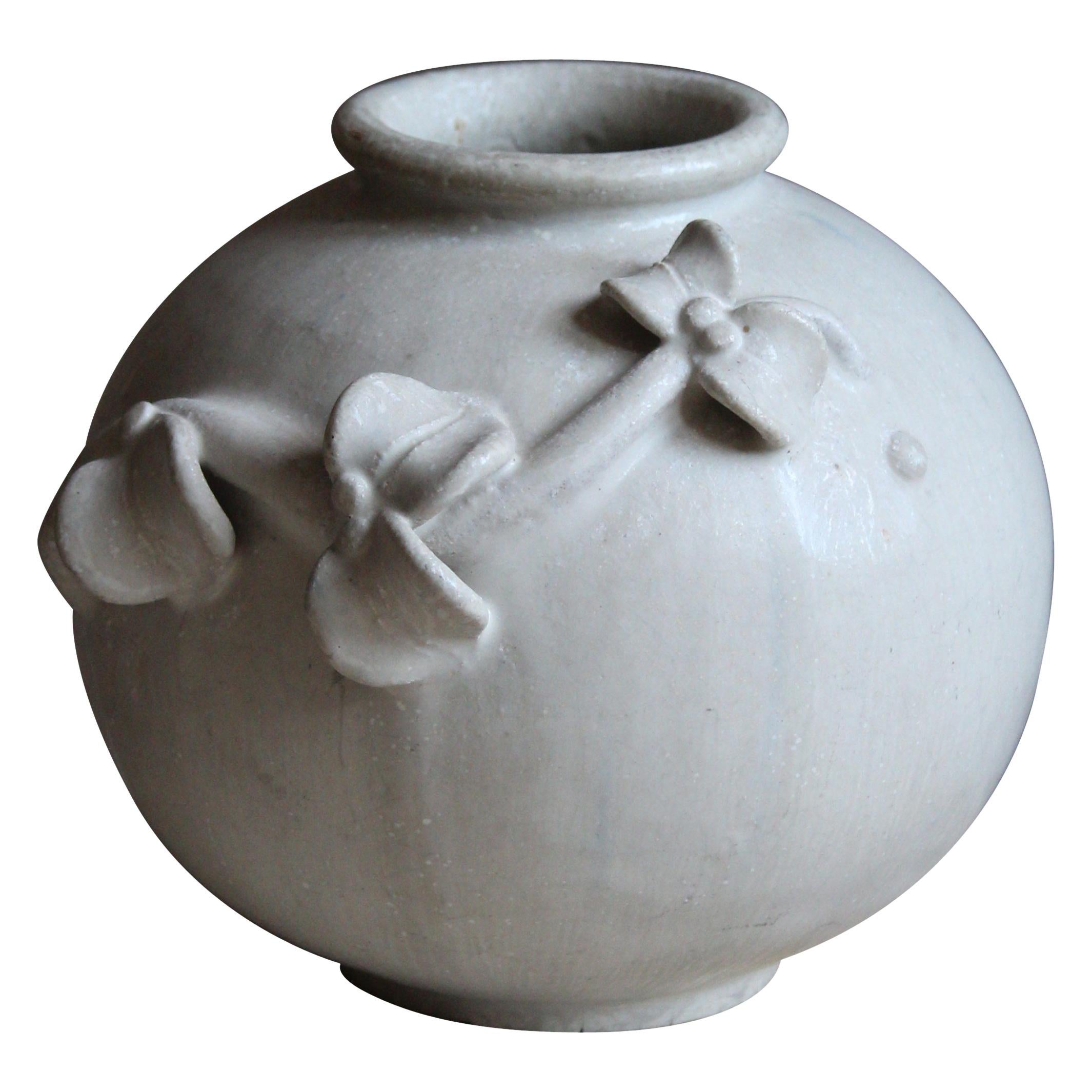 Arne Bang, Vase, Grey Glazed Stoneware, Studio, Denmark, c. 1927