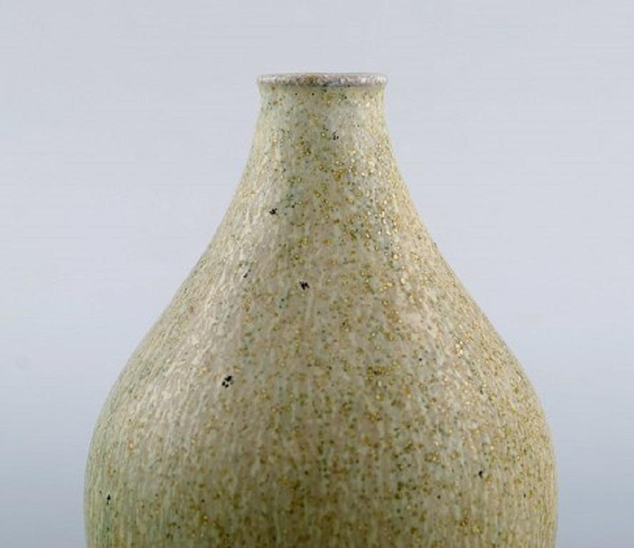 Scandinavian Modern Arne Bang, Vase in Glazed Ceramics, 1940s-1950s