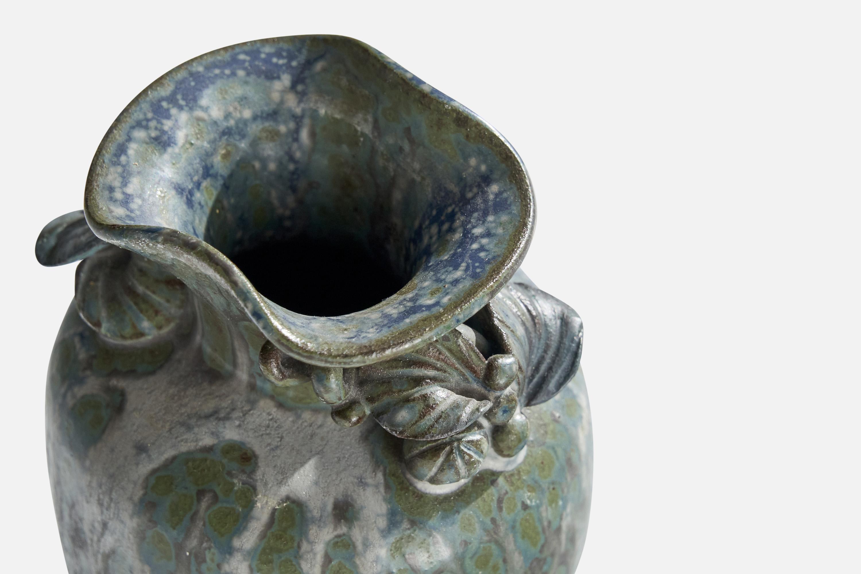 Metà XX secolo Arne Bang, Vaso, Gres, Danimarca, anni '30