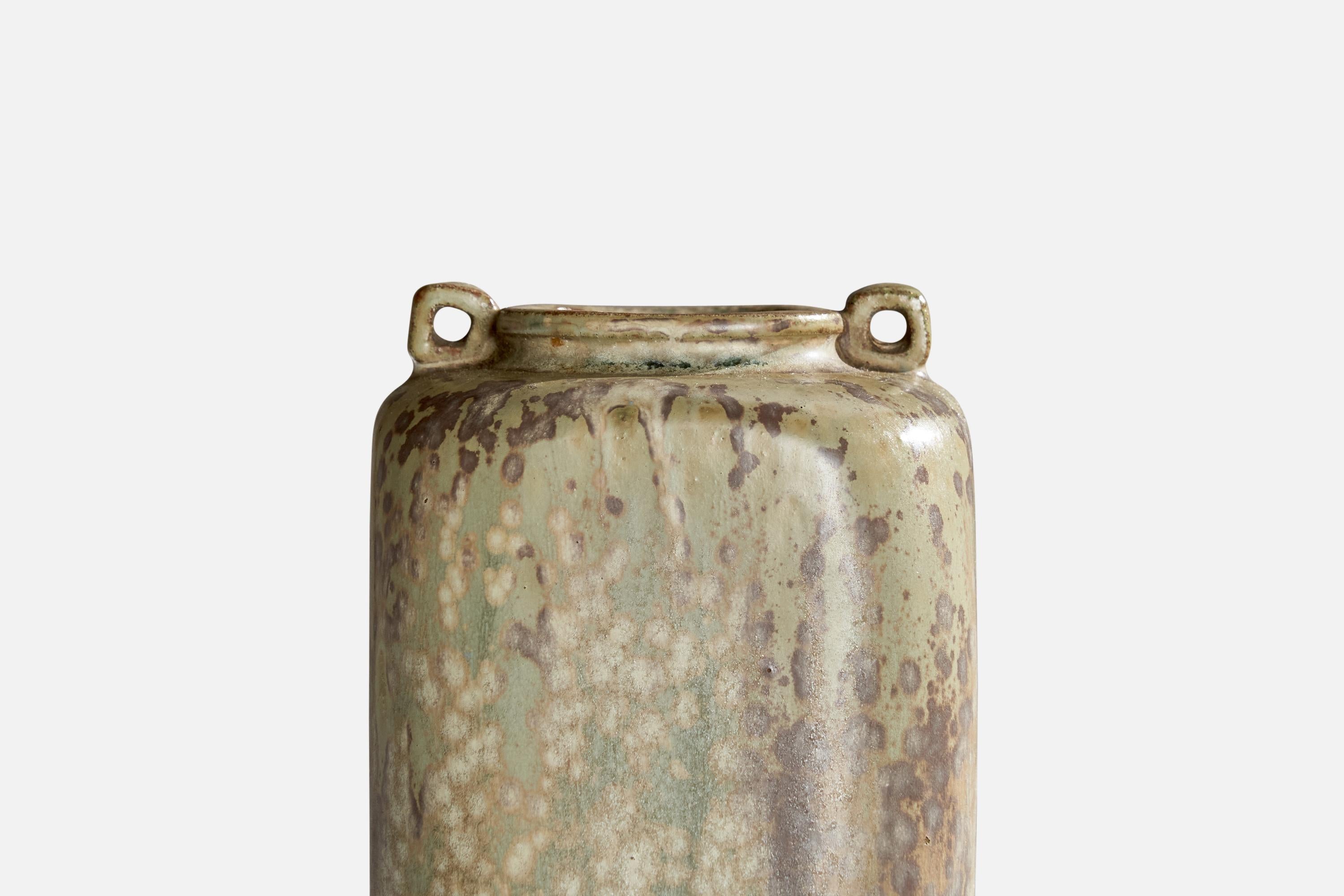 Metà XX secolo Arne Bang, Vaso, Gres, Danimarca, anni '30 in vendita