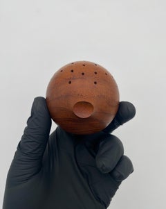 Arne Basse Teak Puffer Fish Toothpick Holder, Denmark, 1960's
