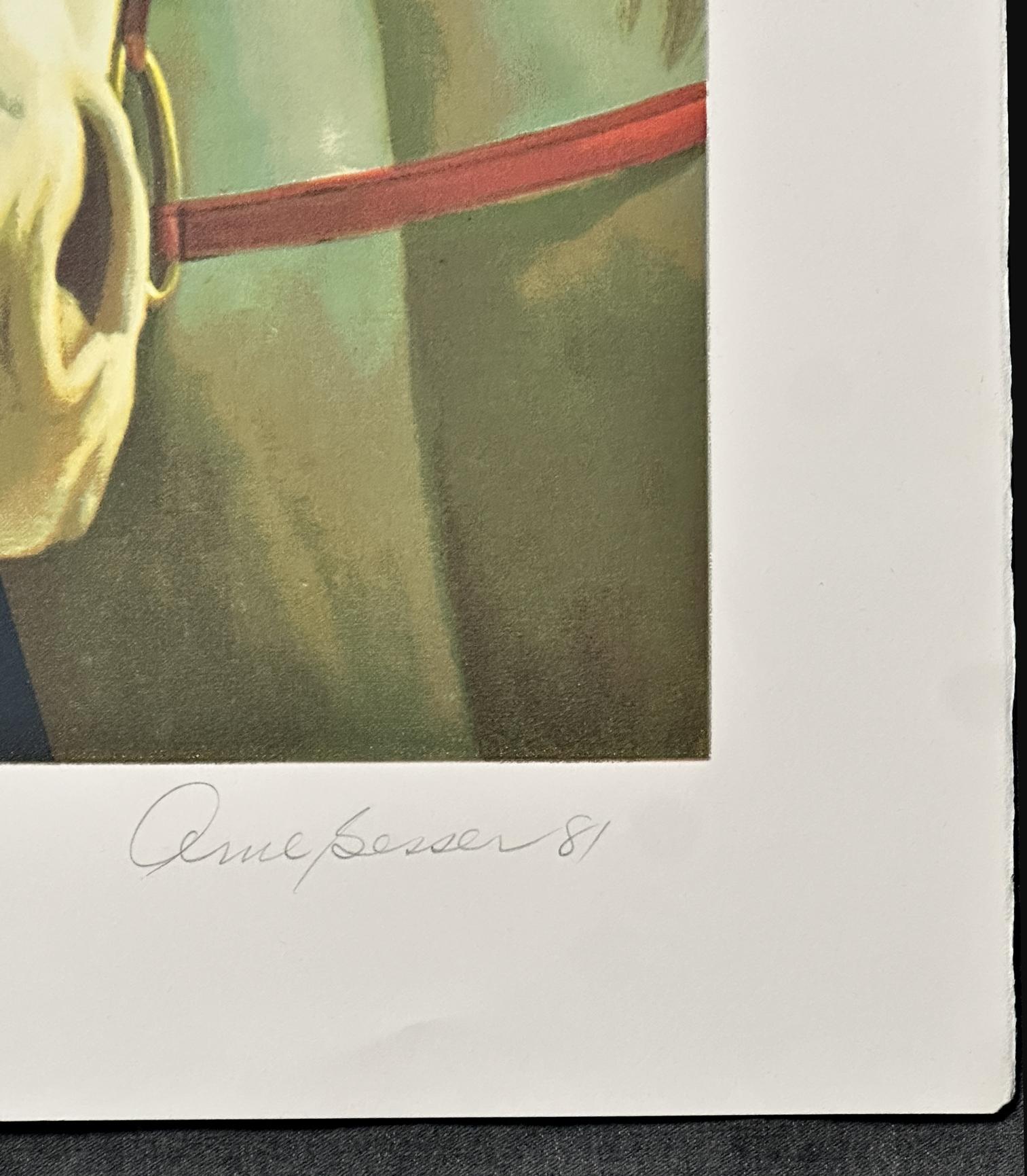 Circus Triad 1981 Signed Screen Print by Arne Besser For Sale 2