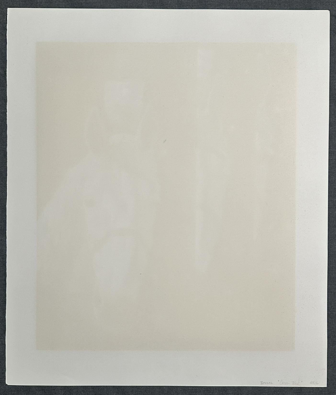 Circus Triad 1981 Signed Screen Print by Arne Besser For Sale 6