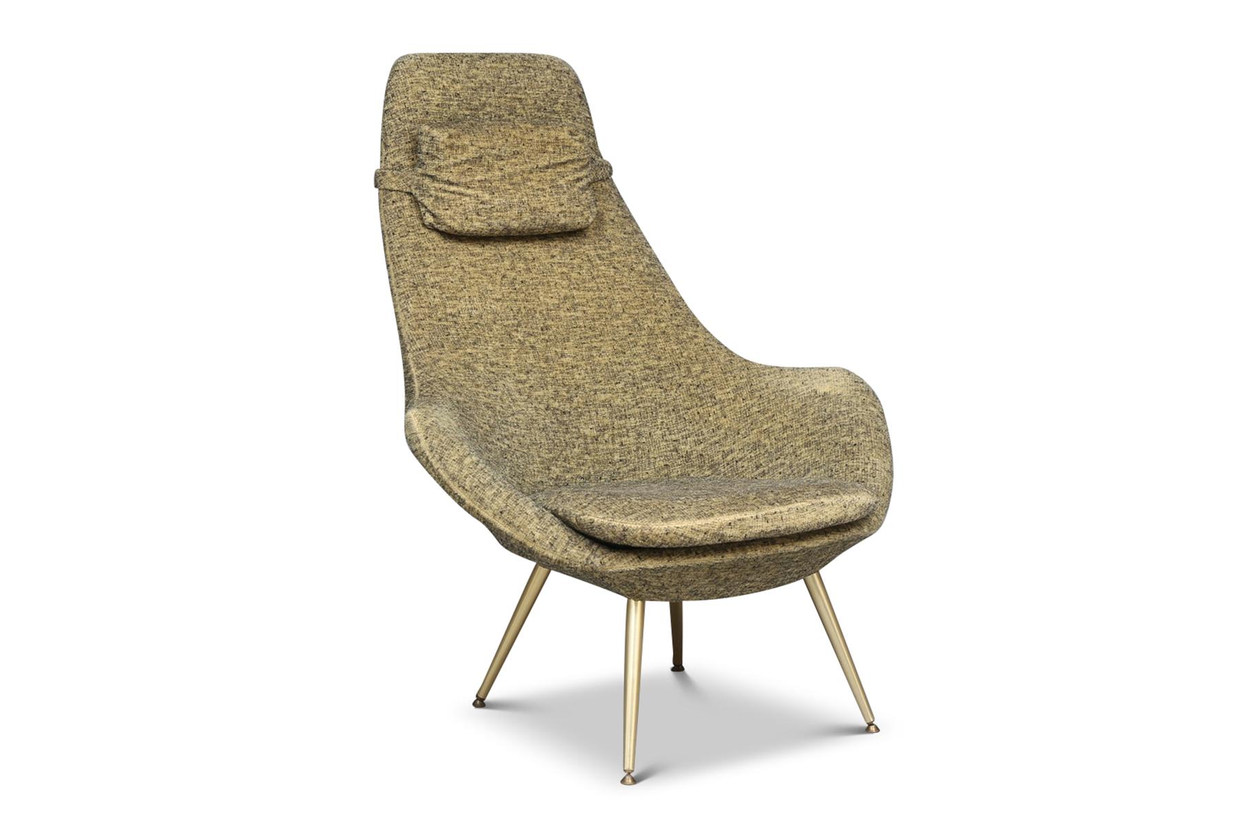 Swedish Arne Dahlén Highback Lounge Chair For Sale