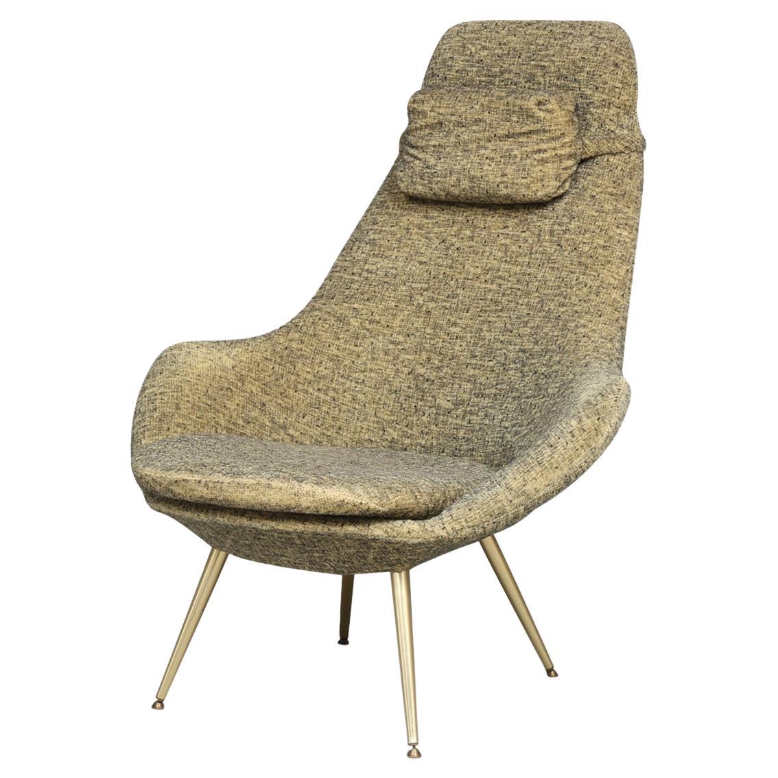 Fauteuil de salon à dossier haut Arne Dahln en vente