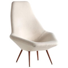 Arne Dahlén Lounge Chair:: Dahléns Dalums Fåtöljindustri:: Schweden:: 1960er Jahre