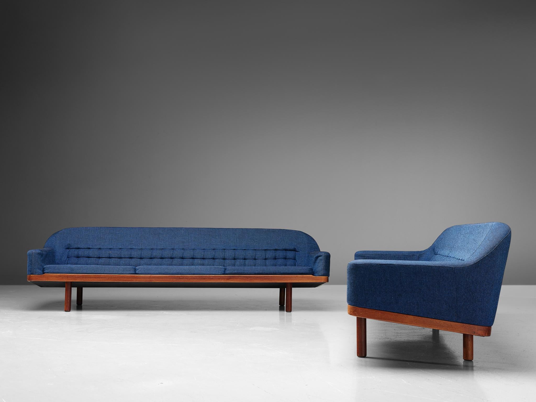 Arne Halvorsen Sofa Model 2010 in Teak and Upholstery 7