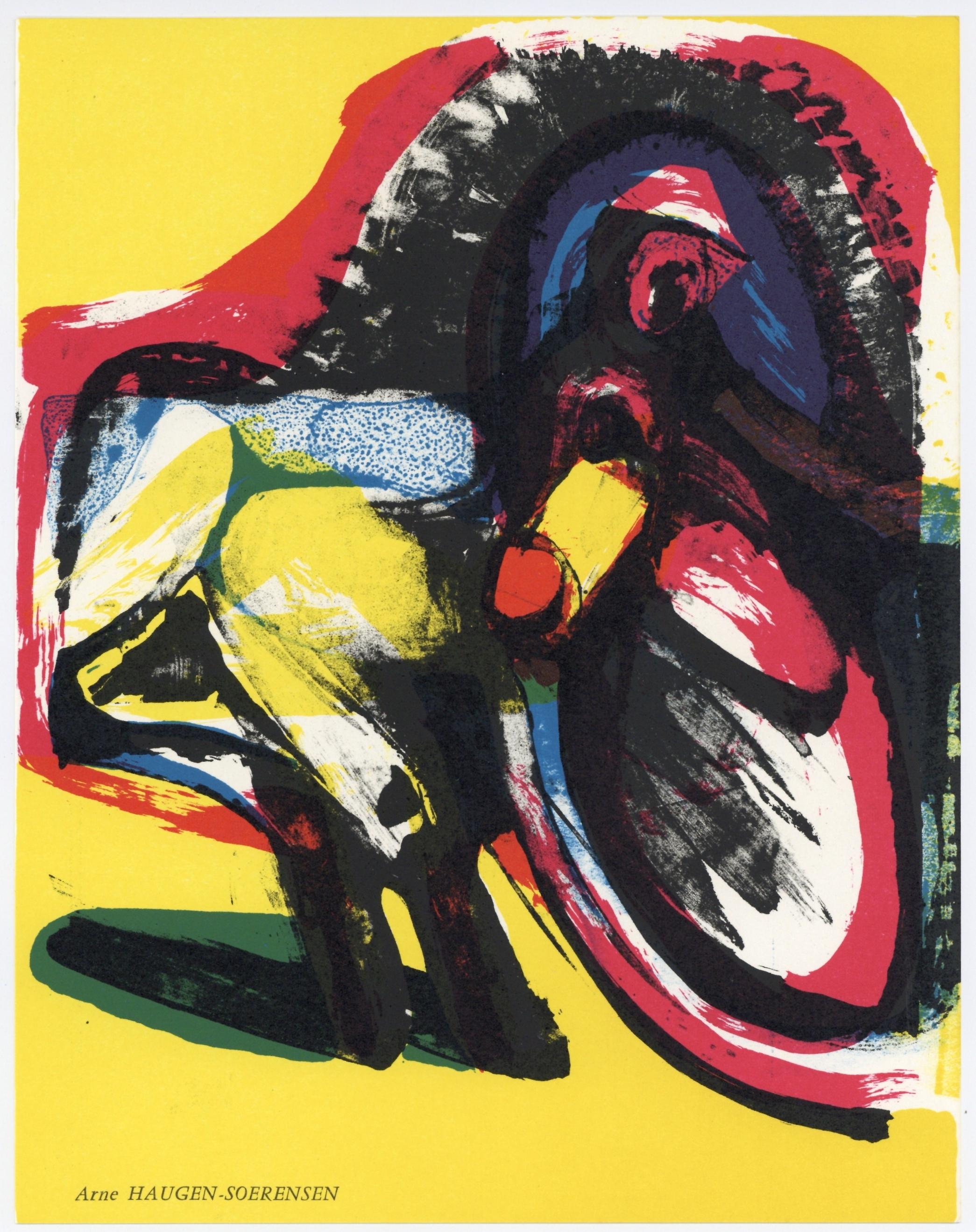 Arne Haugen Sorensen Figurative Print - original lithograph