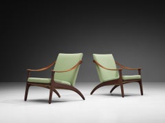 Arne Hovmand-Olsen e P. Mikkelsen Coppia di sedie da salotto in Greene & Greene