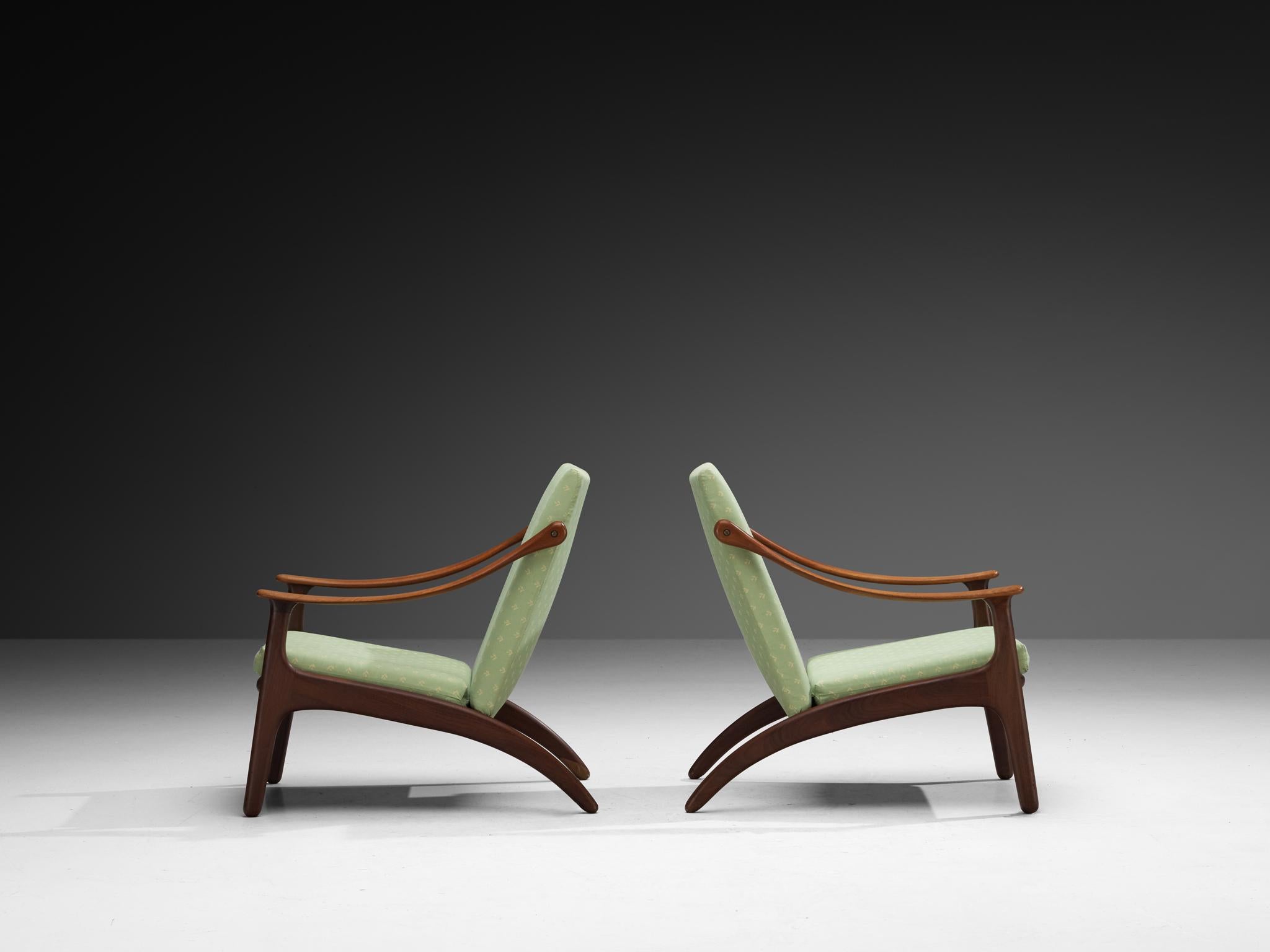 Arne Hovmand-Olsen e P. Mikkelsen Coppia di sedie da salotto in Greene & Greene in vendita 1