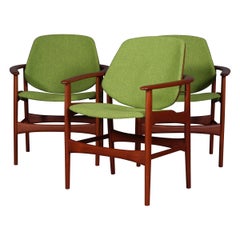 Fauteuil en teck Arne Hovmand-Olsen